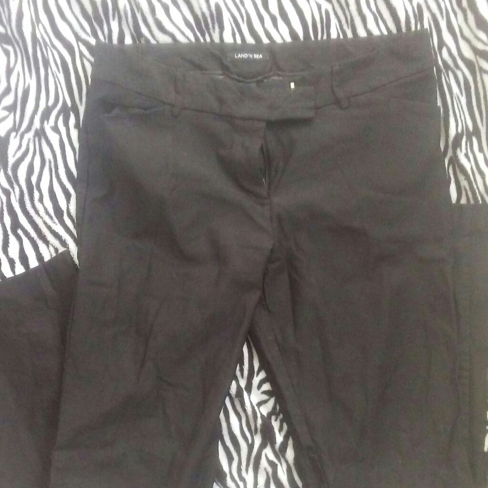Land and Sea Blk boot cut slacks